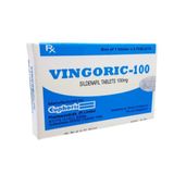 Viên uống rối loạn cương dương Vingoric 100 hộp 1 vỉ x 4 viên bản tiêu chuẩn