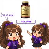 Viên uống bổ sung kẽm Zinc Citrate 30mg chai 100 viên