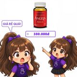 Viên uống cân bằng nội tiết tố nữ, giúp đẹp da Sâm Angela Gold hộp 1 lọ 30 viên