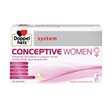 Viên uống hỗ trợ vô sinh, hiếm muộn cho nữ giới CONCEPTIVE WOMEN (Doppelherz) hộp 30 gói x 10g