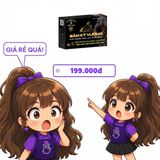 Viên uống hỗ trợ sinh lí, nội tiết tố nam Sâm Kỳ Vương hộp 4 viên