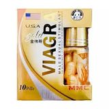 Viên uống tăng cường sinh lý nam VIAGRA Gold USA hộp 1 lọ 10 viên