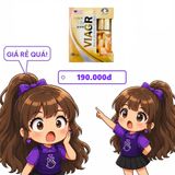 Viên uống tăng cường sinh lý nam VIAGRA Gold USA hộp 1 lọ 10 viên