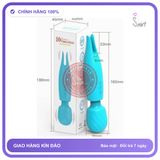 Máy Rung Hai Đầu Kẹp Âm Vật Kích Thích chính hãng - 10 chế độ rung, rung êm không tiếng động, silicone y tế - giao hàng che tên kín đáo