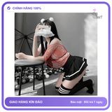 Cosplay Học Sinh Anime Nhật Bản Sexy Dễ Thương N770 Đen chính hãng - chất lụa mát mềm, co giãn thoải mái, freesize - giao hàng che tên kín đáo