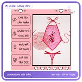 Đồ Cosplay Nữ Học Sinh Hầu Gái Gợi Cảm N787 Hồng chính hãng - chất lụa mát mềm, freesize, set đầy đủ phụ kiện - giao hàng che tên kín đáo