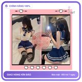 Đồ Cosplay Nữ Học Sinh Hầu Gái Gợi Cảm N363 chính hãng - chất lụa mát mềm, co giãn thoải mái, freesize - giao hàng che tên kín đáo