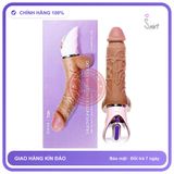 Dương Vật Giả JOKER Gân Rung chính hãng - sạc usb, rung nhấp chuyển động đẩy tới và lui tự động, chống nước - giao hàng che tên kín đáo
