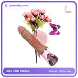 Dương Vật Giả JOKER Gân Rung chính hãng - sạc usb, rung nhấp chuyển động đẩy tới và lui tự động, chống nước - giao hàng che tên kín đáo