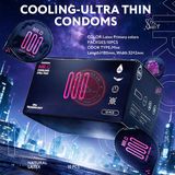 Bao cao su MR.O Cooling Ultra Thin mỏng trơn chính hãng - siêu mỏng, nhiều gel bôi trơn, có hương thơm - giao hàng che tên kín đáo
