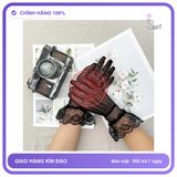 Phụ Kiện Cosplay Dễ Thương Cho Nữ Sexy Gợi Cảm Bao Tay Lưới Đen chính hãng - chất lụa mát mềm, phối ren, chất vải mềm mát - giao hàng che tên kín đáo
