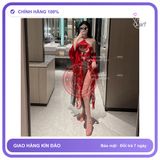 Đồ Cosplay Cổ Trang Trung Hoa Họa Tiết Hoa chính hãng - freesize, set đầy đủ phụ kiện, chất vải mềm mát - giao hàng che tên kín đáo