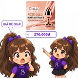 Phích Cắm Hậu Môn Matrix Mont Rose Gold Butt Plug chính hãng - chất liệu an toàn cho da, dễ vệ sinh, êm ái khi dùng - giao hàng che tên kín đáo