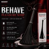 Roi Da Chisa Behave! Pleasure Whip chính hãng - chất liệu an toàn cho da, dễ vệ sinh, êm ái khi dùng - giao hàng che tên kín đáo