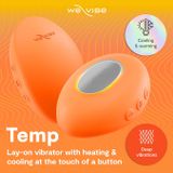 Máy Rung Kích Thích Âm Vật We Vibe Temp chính hãng - chống nước, silicone cao cấp, chất liệu an toàn cho da - giao hàng che tên kín đáo