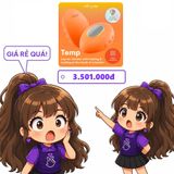 Máy Rung Kích Thích Âm Vật We Vibe Temp chính hãng - chống nước, silicone cao cấp, chất liệu an toàn cho da - giao hàng che tên kín đáo