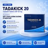 Viên Uống Cương Dương, Tăng Cường Sinh Lý Tadakick 20 chính hãng - hỗ trợ tăng cường sinh lý, hàng chuẩn nguồn gốc rõ ràng, dùng đều đặn mỗi ngày - giao hàng che tên kín đáo