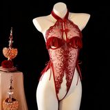 Bộ Bodysuit Cosplay Sexy Trend ST21 Màu Đỏ chính hãng - chất vải mềm mát, đường may tỉ mỉ, tôn dáng quyến rũ - giao hàng che tên kín đáo