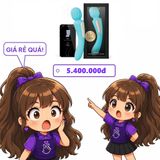 Chày Rung Lelo Switch 2 Đầu Điều Khiển App chính hãng - chất liệu an toàn cho da, dễ vệ sinh, êm ái khi dùng - giao hàng che tên kín đáo