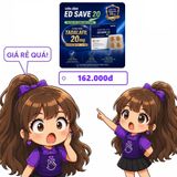 Viên Uống Cương Dương, Tăng Cường Sinh Lý Edsave 20 chính hãng - hỗ trợ tăng cường sinh lý, hàng chuẩn nguồn gốc rõ ràng, dùng đều đặn mỗi ngày - giao hàng che tên kín đáo