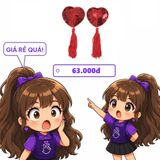 Miếng Dán Ti Heart chính hãng - chất liệu an toàn cho da, dễ vệ sinh, êm ái khi dùng - giao hàng che tên kín đáo
