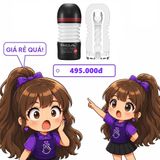 Âm Đạo Giả Cốc Tenga Rolling Head Màu Đen chính hãng - chất liệu an toàn cho da, dễ vệ sinh, êm ái khi dùng - giao hàng che tên kín đáo