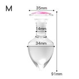 Phích Cắm Hậu Môn Thủy Tinh Đính Đá Plug1 Size M chính hãng - chất liệu an toàn cho da, dễ vệ sinh, êm ái khi dùng - giao hàng che tên kín đáo