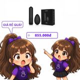 Đạn Rung Winyi Rick 10 Chế Độ Rung chính hãng - chất liệu an toàn cho da, dễ vệ sinh, êm ái khi dùng - giao hàng che tên kín đáo