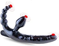 Dương Vật Giả Dildo 2 Đầu 10 Chế Độ Rung Cho Les chính hãng - sạc USB, silicone mềm mại, chất liệu an toàn cho da - giao hàng che tên kín đáo