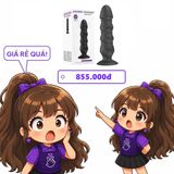 Máy Rung Hậu Môn Prostate V2 12 Chế Độ Rung chính hãng - chất liệu an toàn cho da, dễ vệ sinh, êm ái khi dùng - giao hàng che tên kín đáo