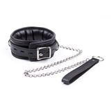 Vòng Cổ Da Cao Cấp Kèm Xích - Đồ Chơi BDSM chính hãng - chất liệu an toàn cho da, dễ vệ sinh, êm ái khi dùng - giao hàng che tên kín đáo