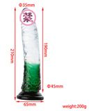 Dương Vật Dính Tường Dildo Silicone Trong Suốt Không Bìu chính hãng - silicone mềm mại, chất liệu an toàn cho da, dễ vệ sinh - giao hàng che tên kín đáo