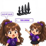 Phích Cắm Hậu Môn Plug Mỏ Neo Silicone Đủ chính hãng - silicone mềm mại, chất liệu an toàn cho da, dễ vệ sinh - giao hàng che tên kín bản tiêu chuẩn