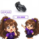 Khóa Dương Vật Nhựa Ổ Khóa Chìm KN20 chính hãng - chất liệu an toàn cho da, dễ vệ sinh, êm ái khi dùng - giao hàng che tên kín đáo