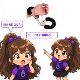 Còng Tay Số 8 Bằng Thép Có Lót Lông Màu Đen chính hãng - chất liệu an toàn cho da, dễ vệ sinh, êm ái khi dùng - giao hàng che tên kín đáo