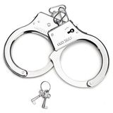 Còng Tay Số 8 Bằng Thép Có Lót Lông Còng Thép chính hãng - chất liệu an toàn cho da, dễ vệ sinh, êm ái khi dùng - giao hàng che tên kín đáo