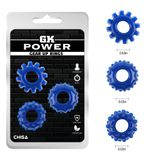 Vòng Đeo Chisa GK Power Gear Up Rings Màu Xanh chính hãng - thấm nhanh không nhờn rít, dùng trước khi quan hệ, nhỏ gọn dễ mang theo - giao hàng che tên kín đáo