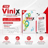 Tem Ngậm Cương Dương, Tăng Cường Sinh Lý Vinix 100mg chính hãng - chất liệu an toàn cho da, dễ vệ sinh, êm ái khi dùng - giao hàng che tên kín đáo