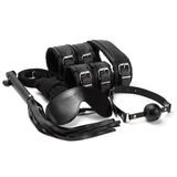 Bộ Dụng Cụ SM Set 10 Món BDSM Bộ Đen chính hãng - chất liệu an toàn cho da, dễ vệ sinh, êm ái khi dùng - giao hàng che tên kín đáo