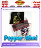 ( Hàng Chính Hãng USA) Popper Đầu Lâu 40ml, Dòng Siêu Mạnh Phê Lâu Cho Ng Lờn Nặng, Tác Dụng Cực Nhanh, Hít Là Phê Ngay 