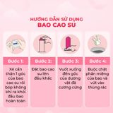 Bao cao su Shell Sensitive Prolong - Siêu mỏng 0.03mm, hương vani - Hộp 10 cái