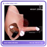 (Che Tên) Quần Dương Vật Giả 2 Đầu Silicone Đúc Đặc, Hai Người Cùng Cảm Nhận Trong Một Nhịp - Hàng Mới Về