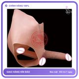 (Che Tên) Quần Dương Vật Giả 2 Đầu Silicone Đúc Đặc, Hai Người Cùng Cảm Nhận Trong Một Nhịp - Hàng Mới Về
