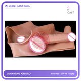 Quần Dương Vật Giả 2 Đầu Silicone Đúc Đặc chính hãng - sạc USB, điều khiển từ xa, silicone mềm mại - giao hàng che tên kín đáo