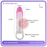 Bao Đôn Dên Prettylove Odes 6.9 Silicone Mềm, Gai chính hãng - có gai nổi, ôm sát cảm giác thật, chất liệu latex an toàn - giao hàng che tên kín đáo