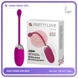 Trứng Rung Tình Yêu Không Dây Nhỏ Gọn Love chính hãng - 12 chế độ rung, sạc usb, điều khiển từ xa - giao hàng che tên kín đáo
