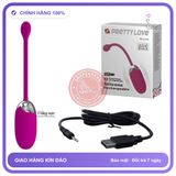 Trứng Rung Tình Yêu Không Dây Nhỏ Gọn Love chính hãng - 12 chế độ rung, sạc usb, điều khiển từ xa - giao hàng che tên kín đáo