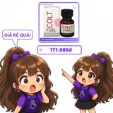 Popper Colt Fuel 10ml chính hãng - chai 10ml, hương dịu không nồng, hàng chuẩn nhập khẩu - giao hàng che tên kín đáo