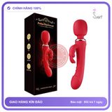 Chày Rung Thỏ Flora 3in1 PeterTheGreat Điểm G, Âm chính hãng - silicone mềm, chất liệu an toàn cho da, dễ vệ sinh - giao hàng che tên kín đáo