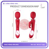 Chày Rung Thỏ Flora 3in1 PeterTheGreat Điểm G, Âm chính hãng - silicone mềm, chất liệu an toàn cho da, dễ vệ sinh - giao hàng che tên kín đáo